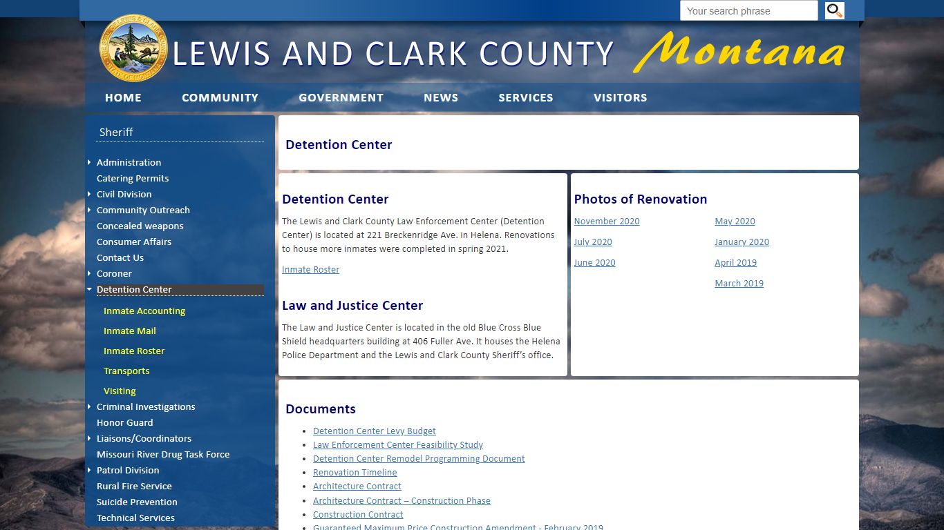 Lewis and Clark County: Detention Center